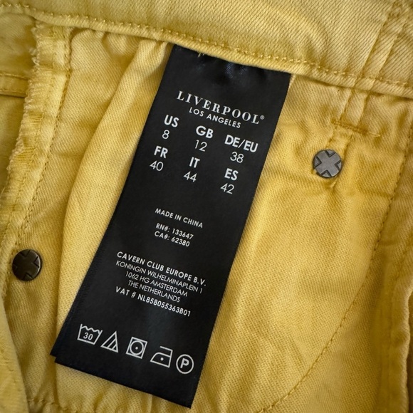 Liverpool Yellow Women Jeggings - Picture 6 of 12